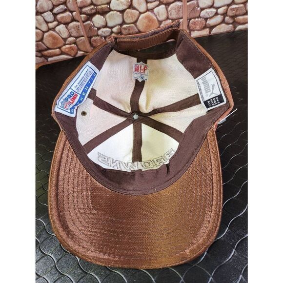 PUMA VINTAGE 2001 PROLINE NFL CLEVELAND BROWNS SIDELINE TEAM ISSUE BASEBALL HAT - Picture 6 of 8